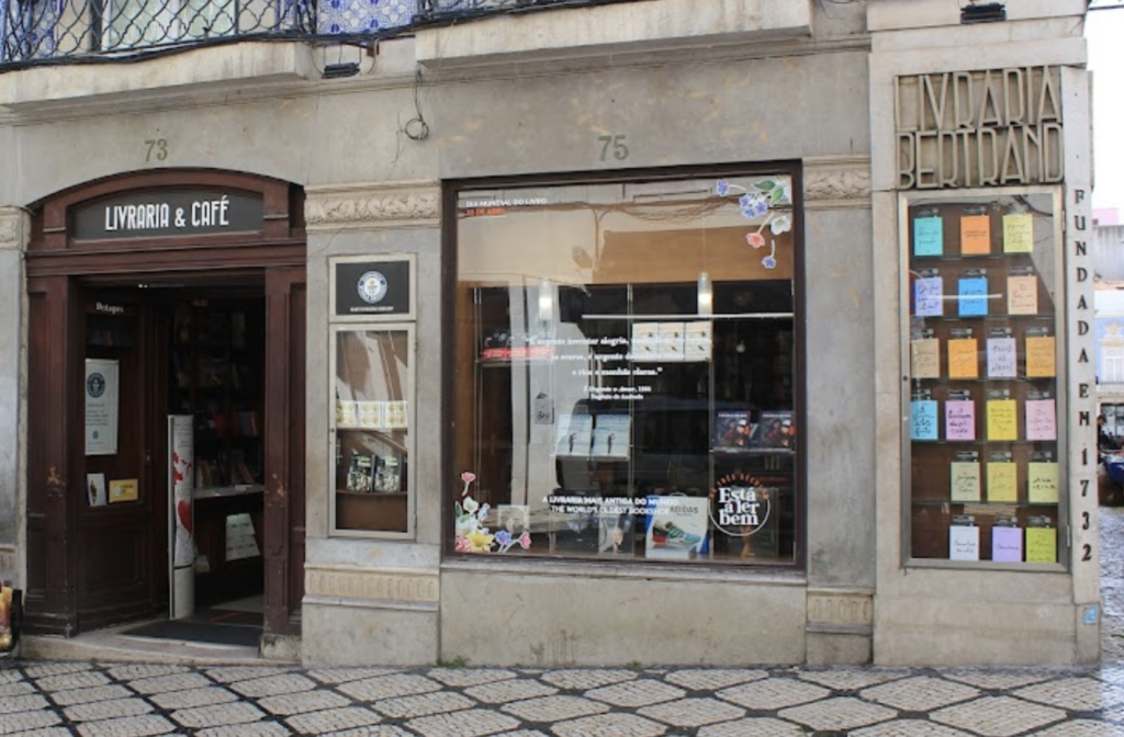The Bertrand bookshop – the oldest bookshop in the world is in Lisbon