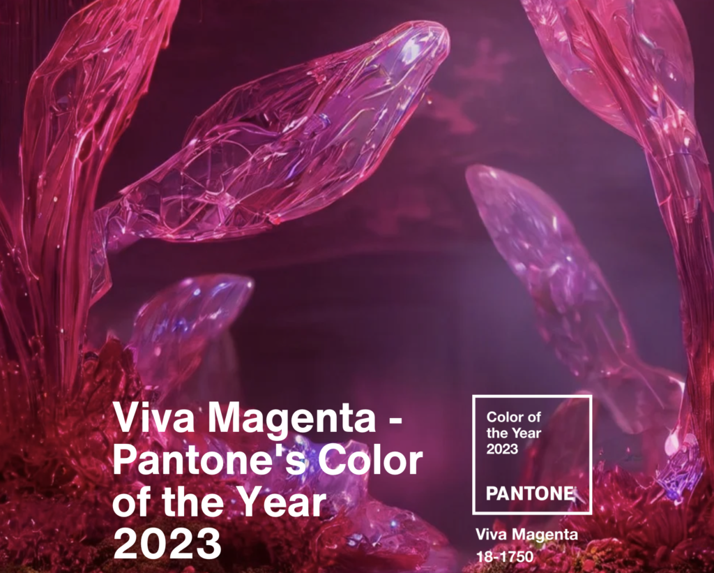 Viva magenta 2023 Pantone colour