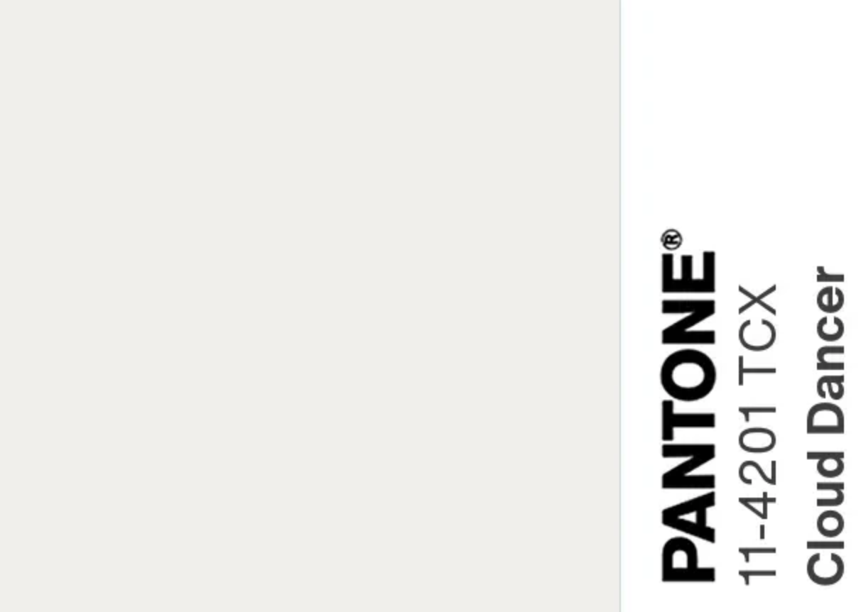 Cloud dancer 2026 Pantone colour of the yearCOURTESY OF PANTONE COLOR INSTITUTE